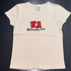 john galt for brandy melville short sleeve switzerland 🇨🇭 t shirt like new